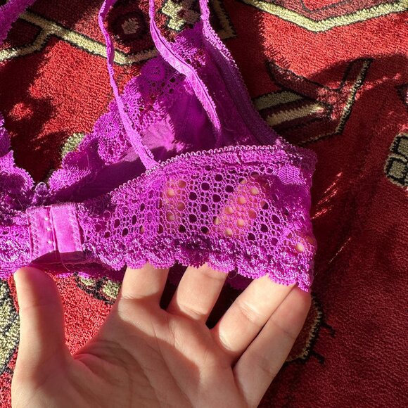 *Anemone Purple Lace Bralette - Picture 5 of 5